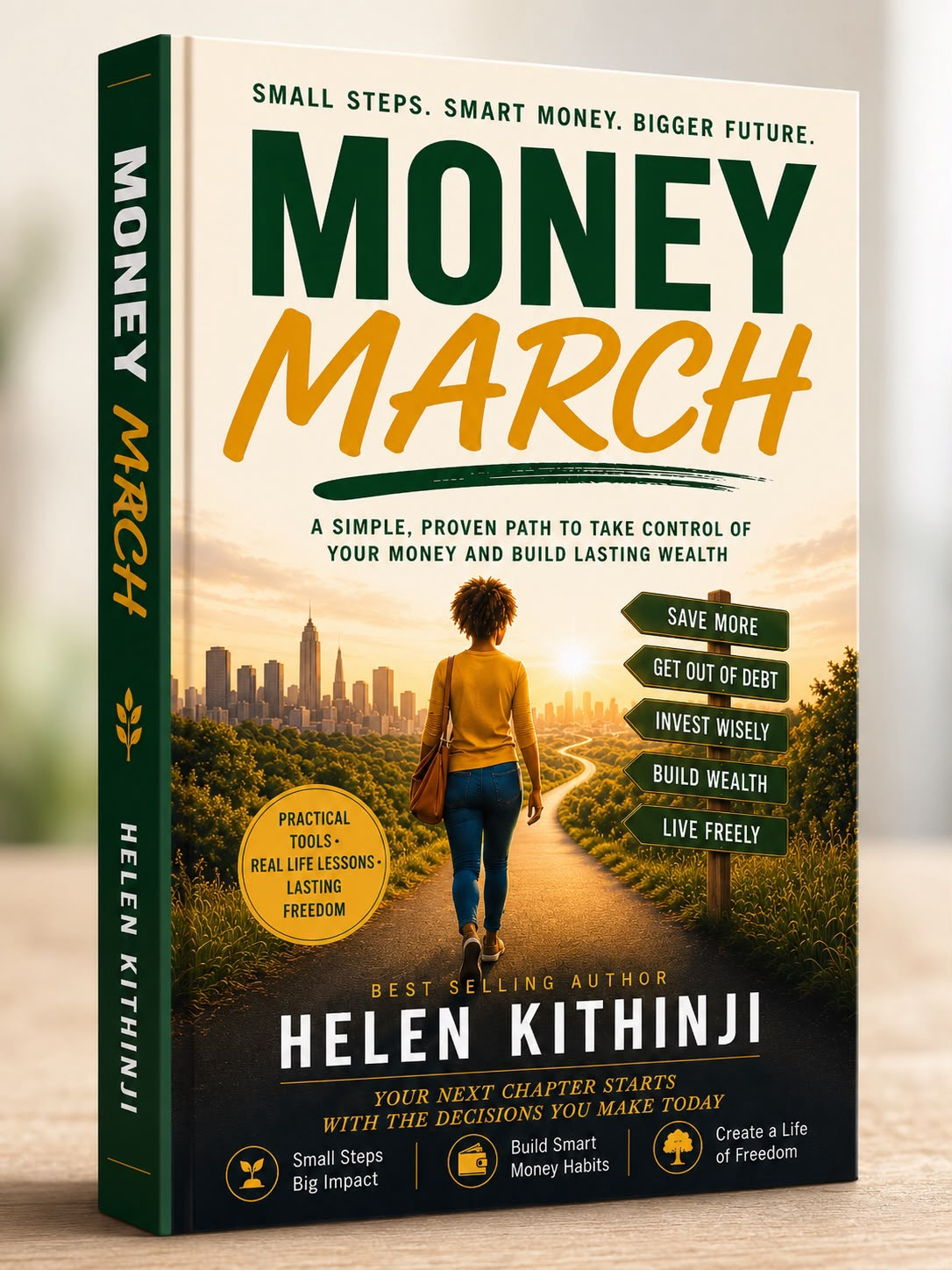 3D cover of Money March by Helen Kithinji